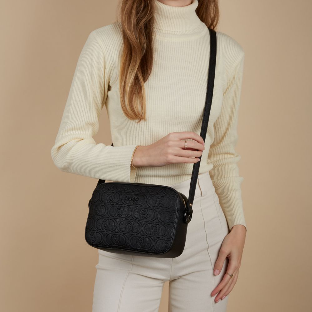 Liu Jo Manh Zwarte Crossbody Tas AA4156E0003 22222